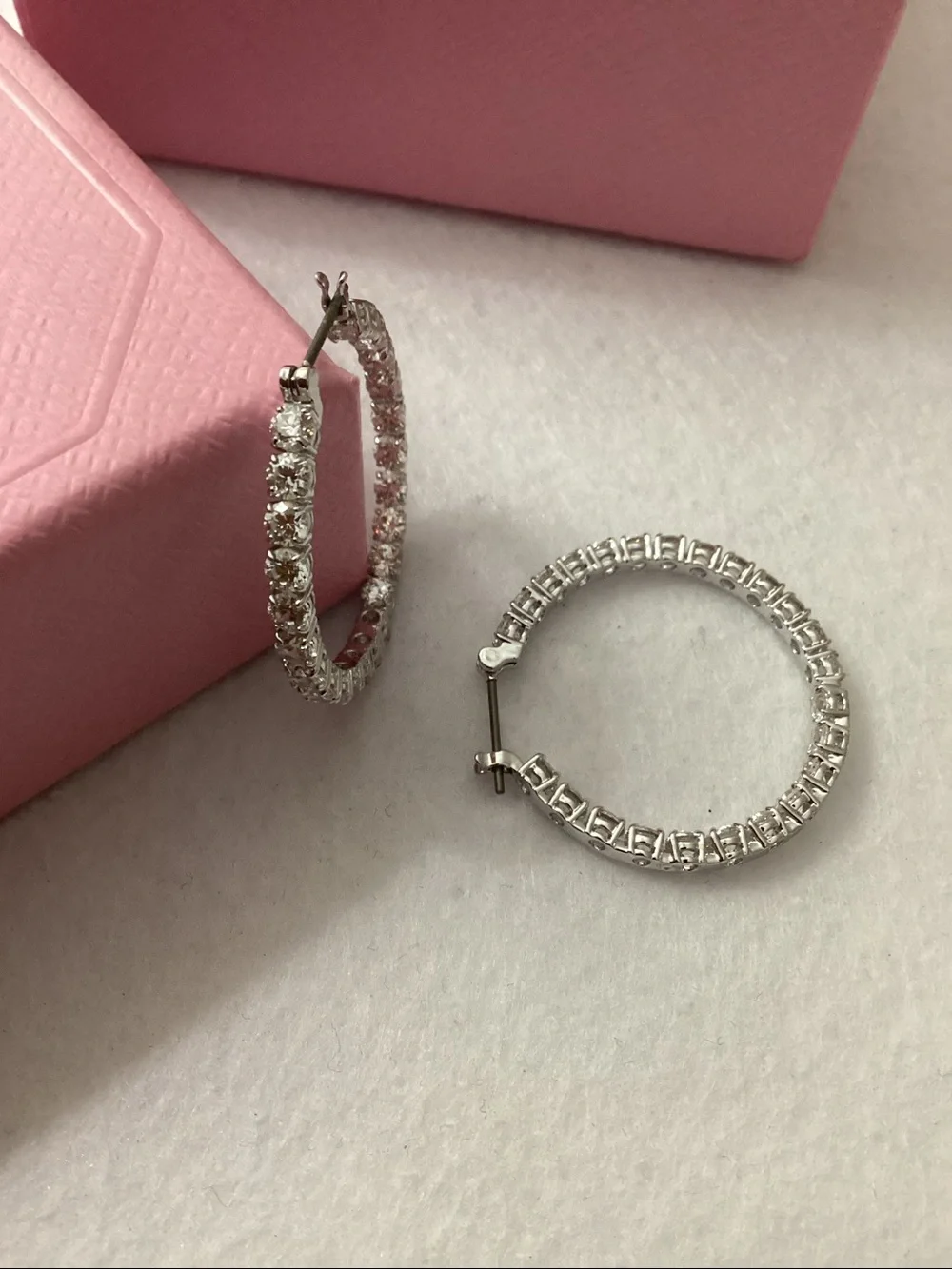 Swarovski sparkling silver